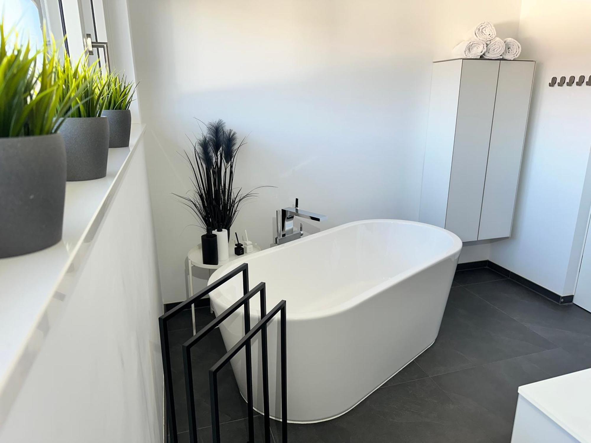 Ferienwohnung Black White Raubling Buitenkant foto